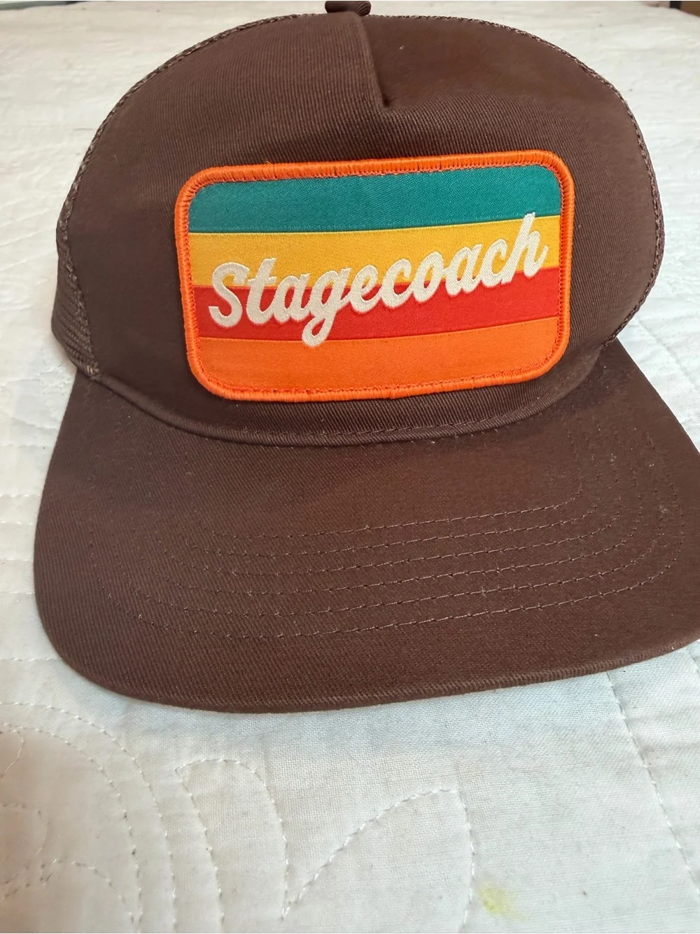 StageCoach Music Festival Hat Cap Brown Snapback One Size Country Music Ca